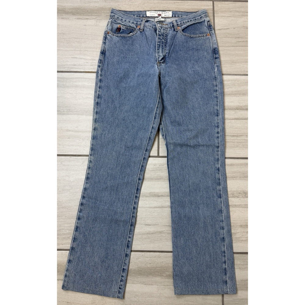 Vintage Y2K GUESS Denim Blue Jeans Boot Leg Men's‎ Size 29X30